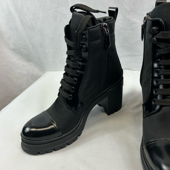 Prada
Brushed Leather and Re-Nylon Laced Booties - Picture 5 of 14
